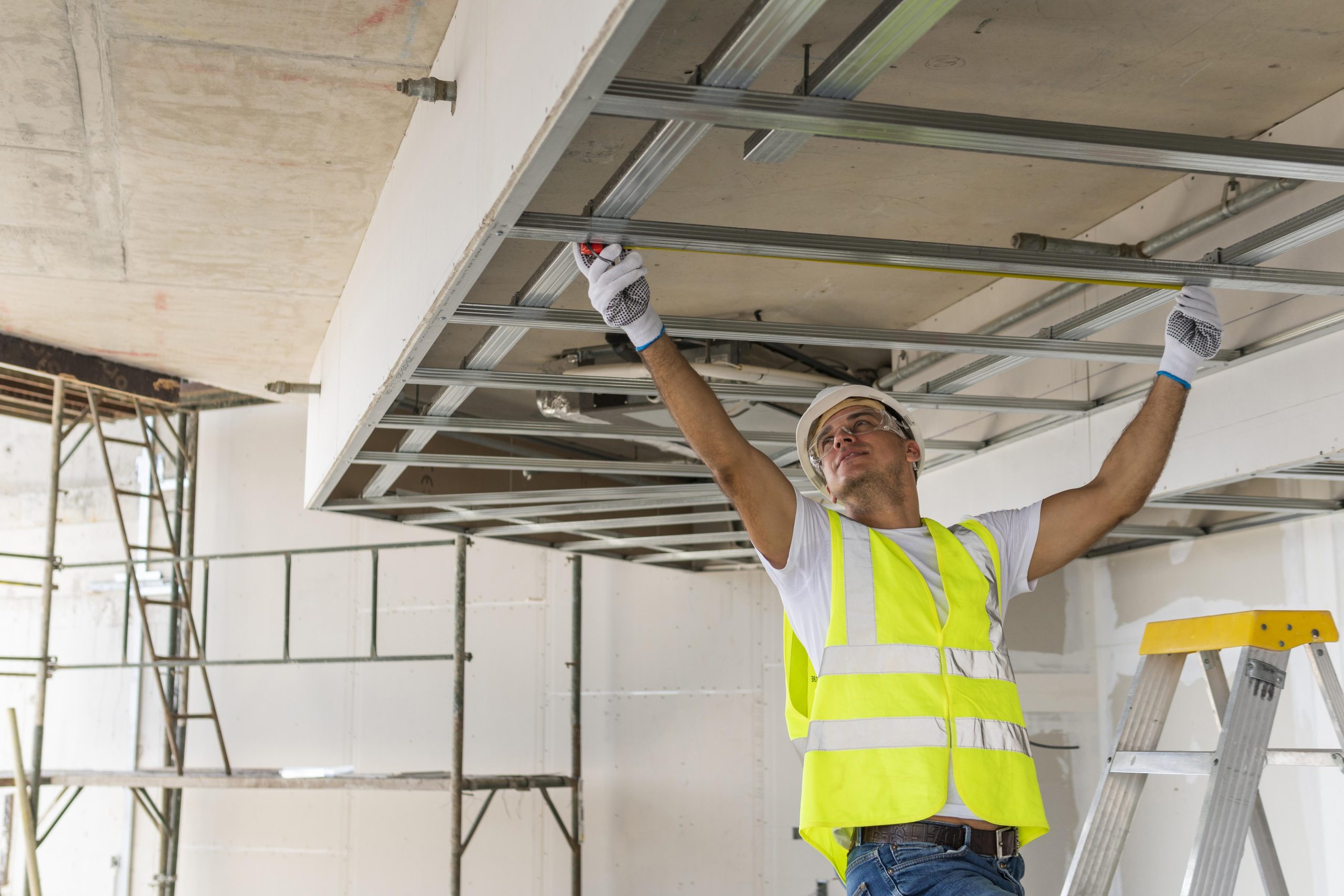 Professional drywall installation completed in a residential home